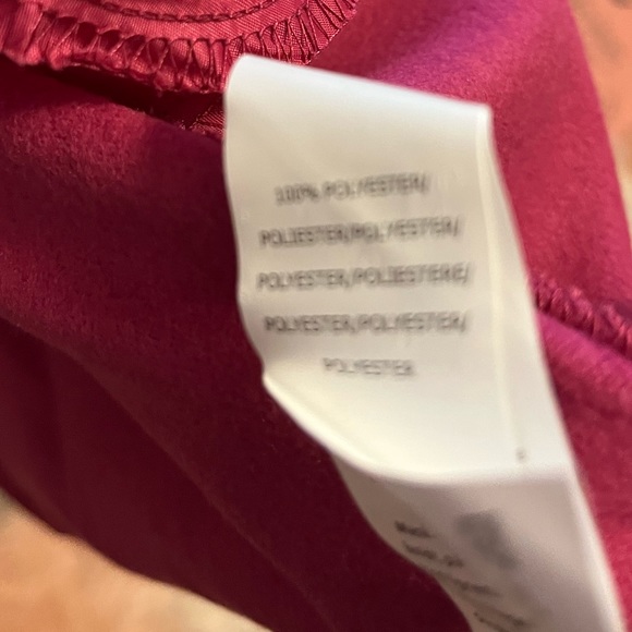 NEW Just Fab Festive Fuchsia Asymmetrical Hem Coat Size 3X - Picture 4 of 7